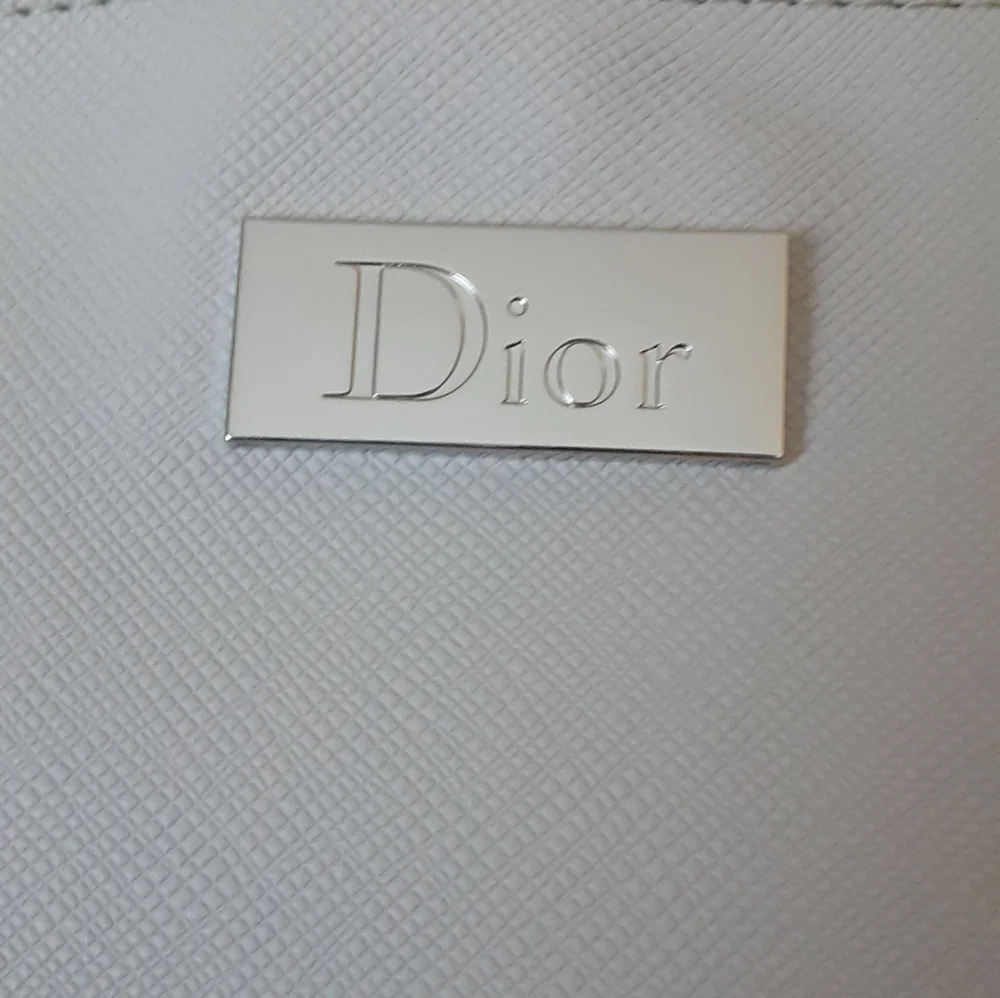 Dior Gray Women's makeup bag